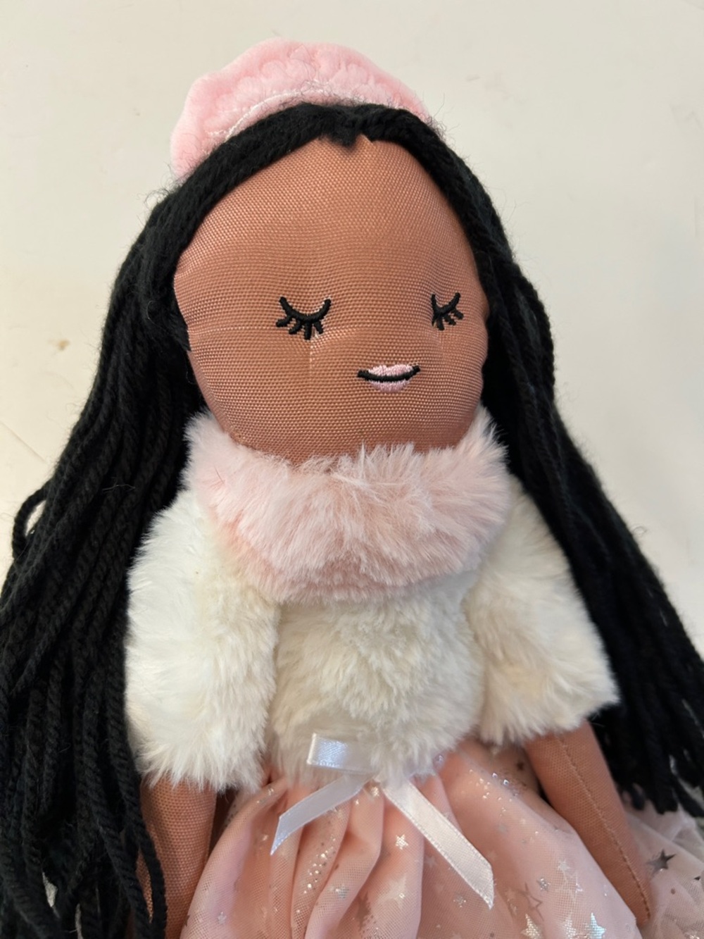 cupcakes & cashmere ballerina style Plush Fashion Doll with Yarn Hair AA